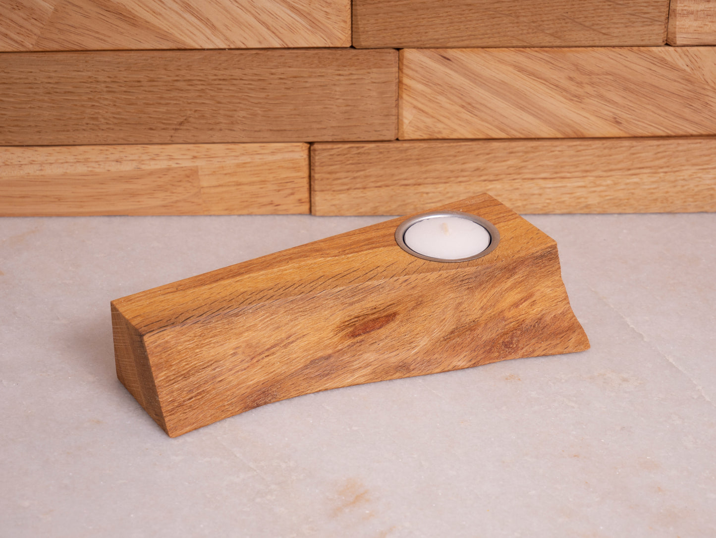 Oak tea light