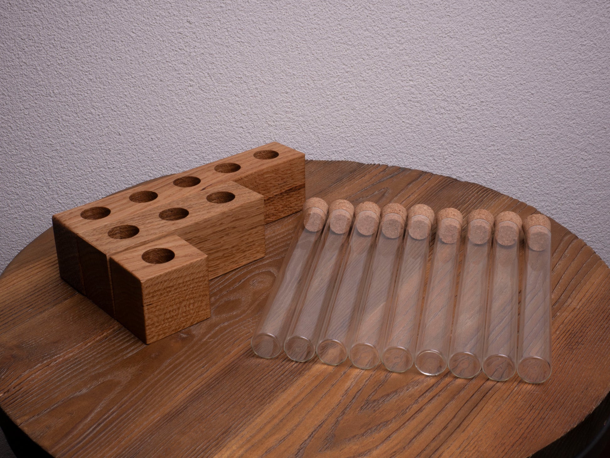 Moderne bloemenvaas, glazen reageerbuisjes voor bloemen, roségoud, set Moderne bloemenvaas, glazen reageerbuisjes voor bloemen, roségoud, set
